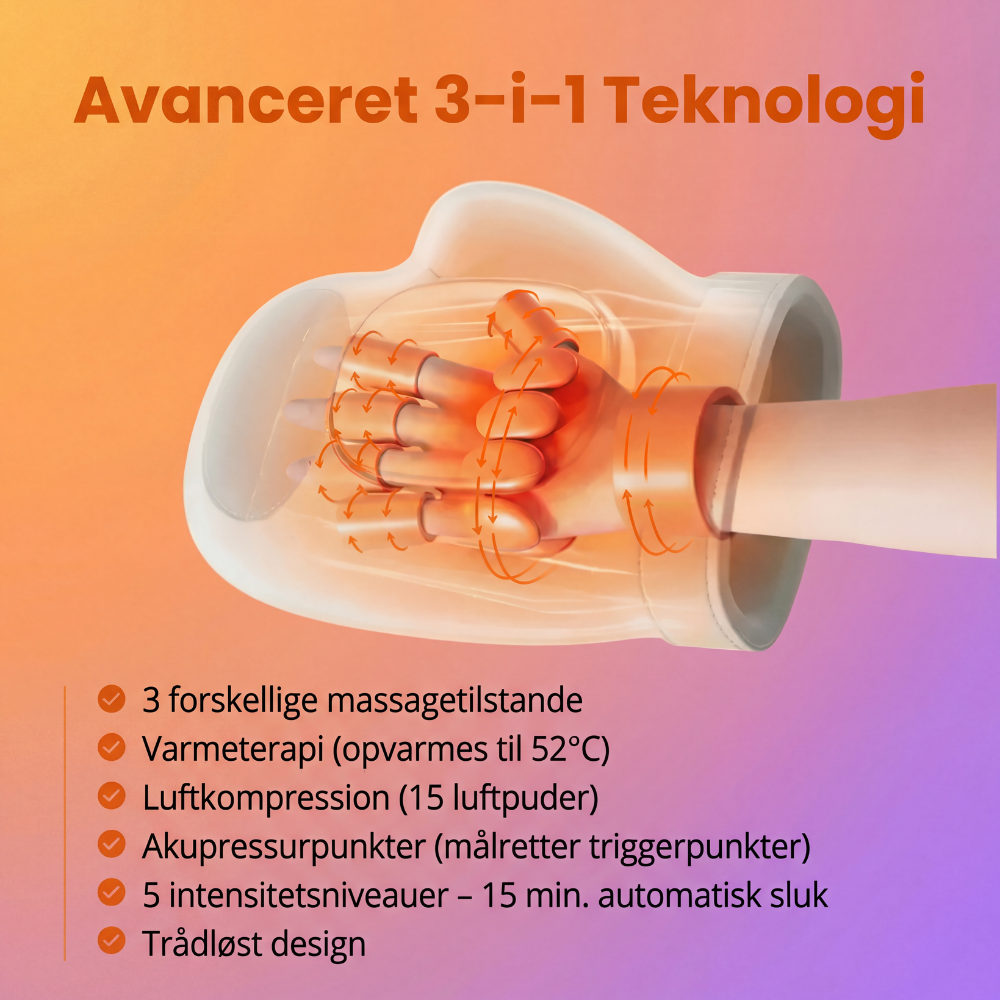 Håndmassager til gigt, karpaltunnelsyndrom & ledsmerter