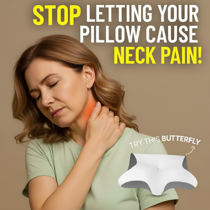 Ortopædisk nakkepude med memory foam til søvn og støtte