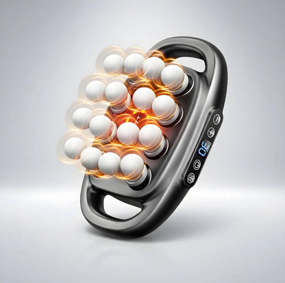 Alt-i-en kropsmassageapparat – 16 hoveder til stresslindring, restitution og daglig komfort