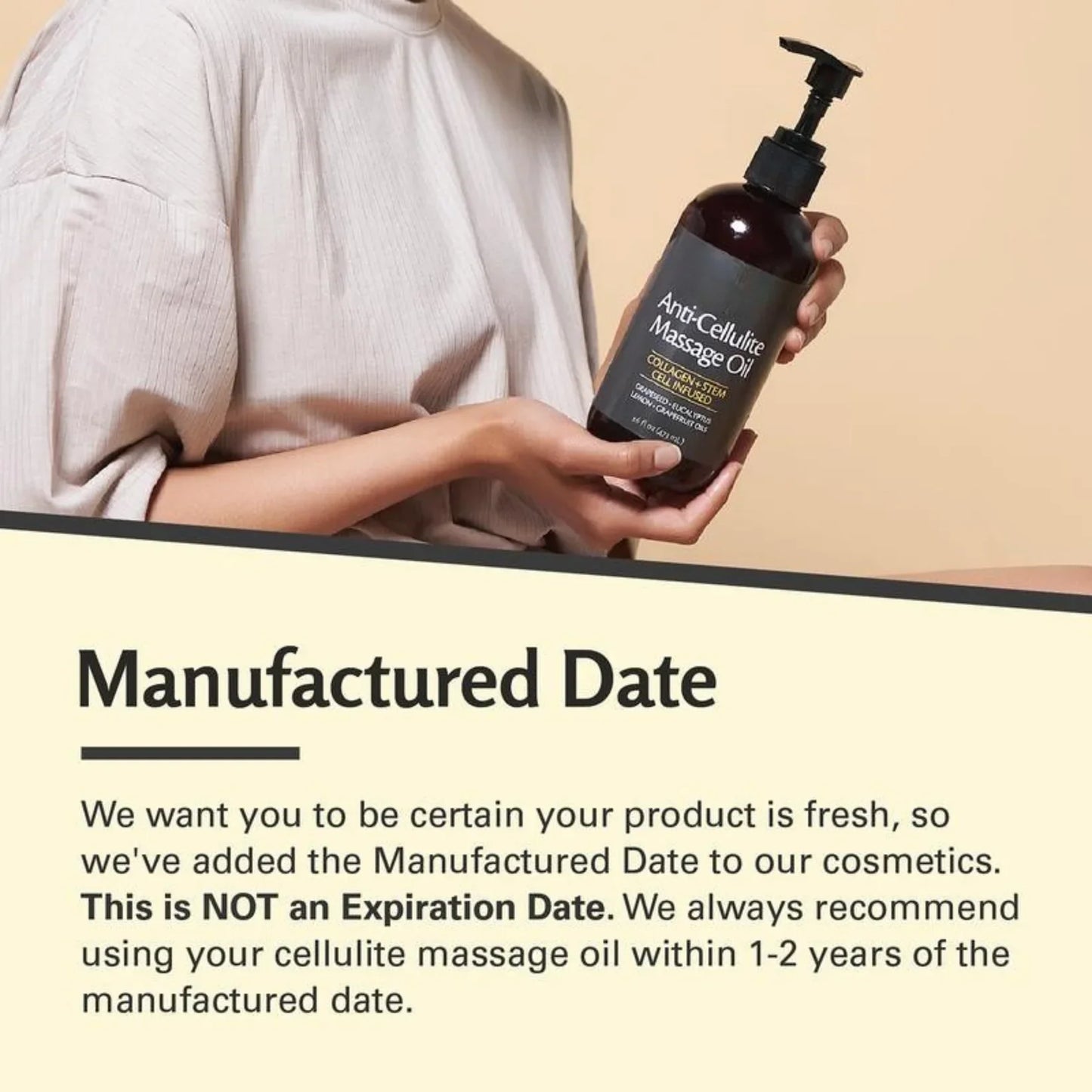 Massageolie Kollagen og stamceller